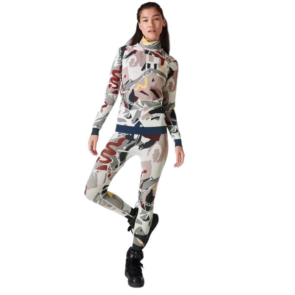 Sweaty Betty Base Layer Leggings White Mountain SMALL